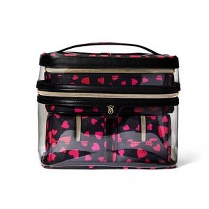 Victoria's Secret | Bags | Nwt Victorias Secret Heart 4piece Makeup Bag